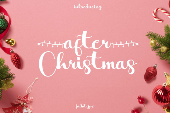 After Christmas: A Refined Script Font for Editorial Design