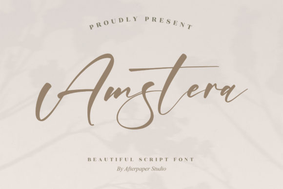 Amstera: A Script Font for Polished Web Design