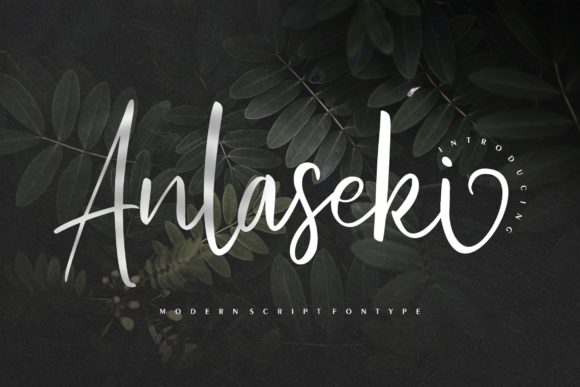 Anlaseki Font Review: A Chic Handwritten Typeface for Branding