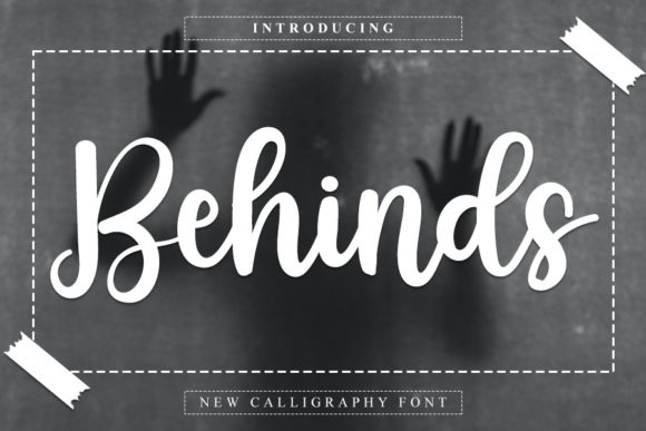 Behinds: A Handwritten Font for Polished Branding