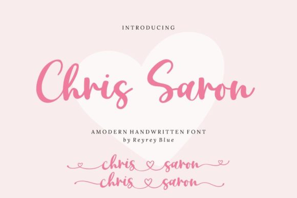 Chris Sharon: A Sweet Handwritten Font for Crafters