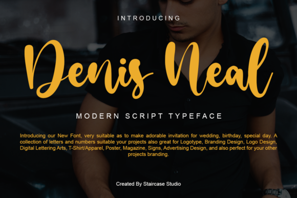 Denis Neal: A Handwritten Font for Editorial Elegance
