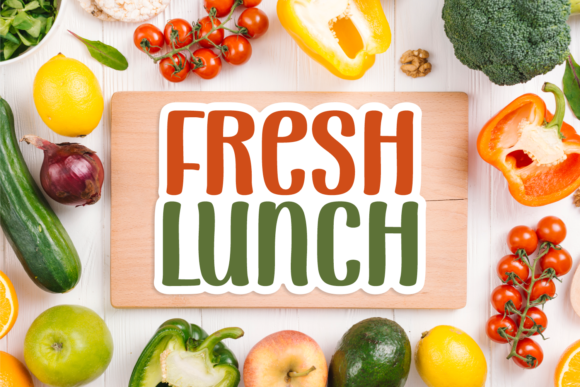 Fresh Lunch: A Handwritten Font for Modern Branding