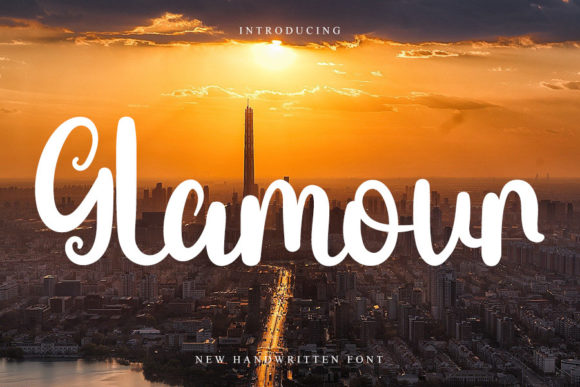 Glamour: A Handwritten Font for Modern Web Design