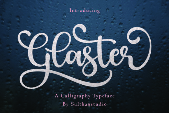 Glaster: The Script Font That Elevates Brand Identity
