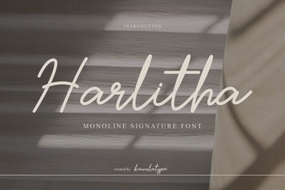 Harlitha Font Review: A Stylish Script for Web Design