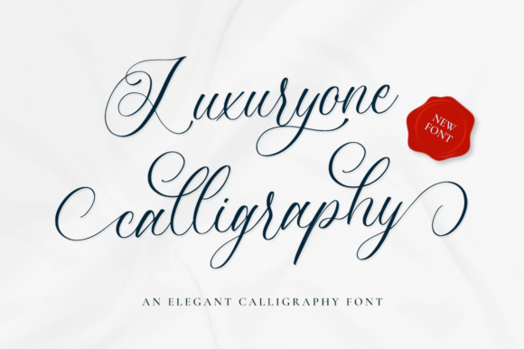 Luxuryone Calligraphy Font for Branding
