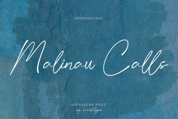 Malinau Calls: A Script Font for Brand Identity
