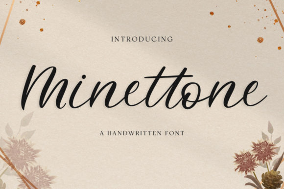 Minettone: A Handwritten Font for Web Design