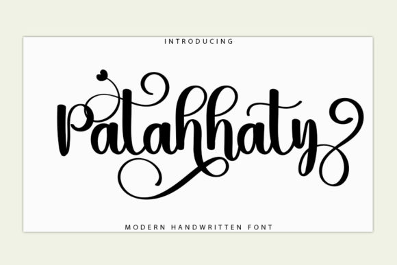 Patahhaty: A Handwritten Font for Campaigns