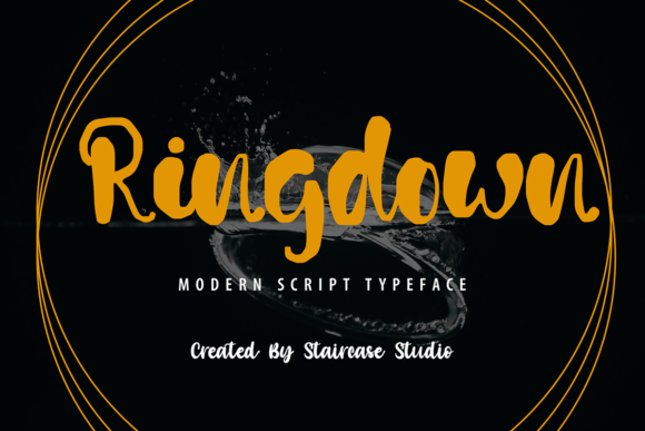 Ringdown: A Modern Handwritten Font for Web Design