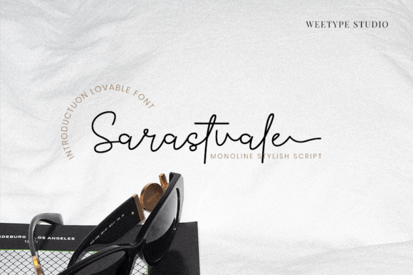 Sarastvale: A Script Font for Editorial Design