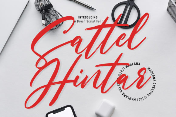 Sattel Hintar: A Premium Script Font for Modern Campaigns