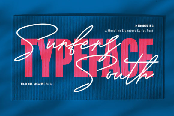 Surfers South: A Handwritten Typeface for Modern Editorial Design