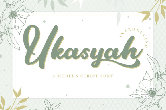 Ukasyah: A Balanced Handwritten Font for Web Design