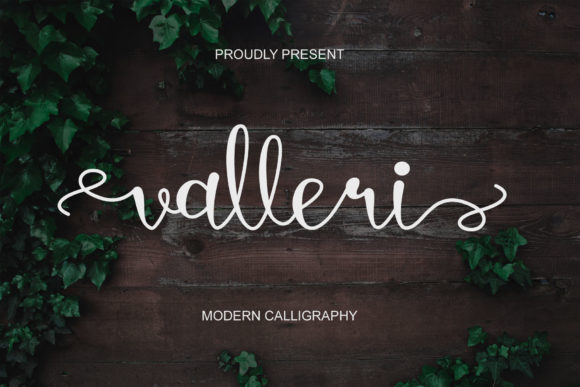 Valleri: A Modern Script Font for Digital Elegance