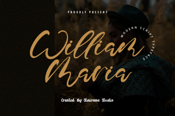 William Maria: A Handwritten Font for Crafters