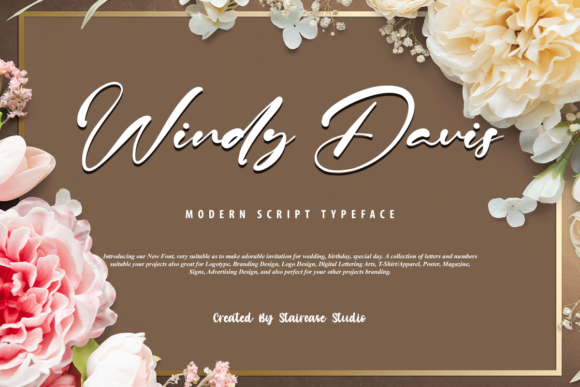 Windy Davis Font: A Chic Script for Branding
