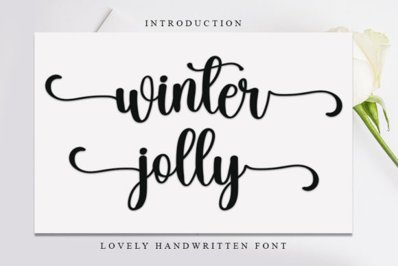 Winter Jolly: A Handwritten Font for Scroll-Stopping Designs